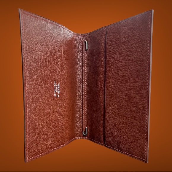 Hermes NIB GM Agenda Cover Cognac Alligator Mississippiensis Lisse - Picture 2 of 10